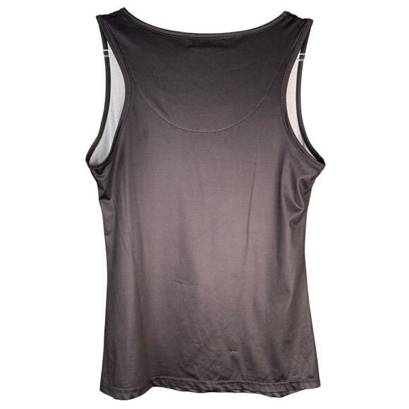 Gothic Y2K Ying Yang Cats Womens Medium Emo Whimsygoth Black Graphic Tank Top - Picture 2 of 10